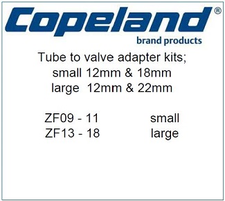 ZF tube to valve adapters