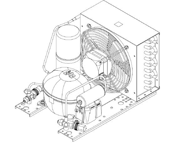 UEMT6170Z - R134a 1/4hp HBP 1ph 