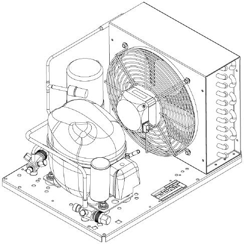 UNEK6187Z - R134a 3/8hp HBP 1ph