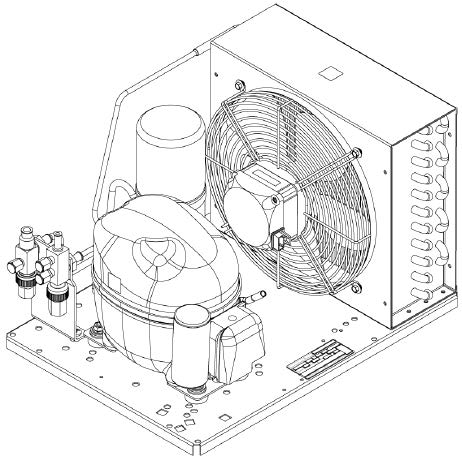 UNEK6210Z - R134a 3/8hp HBP 1ph