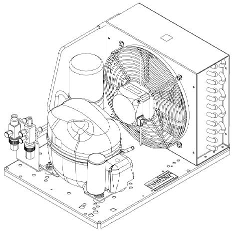 UNEK6214Z - R134a 1/2hp HBP 1ph